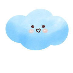 cloud watercolor