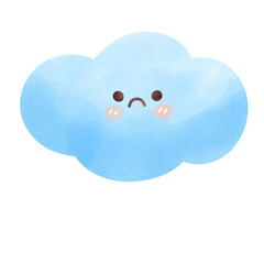 cloud watercolor