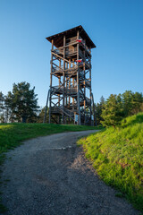 Orlickie Mountains - Zieleniec - the lookout tower on the top of the Orlica mountain