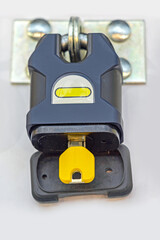 Fototapeta premium Weather Protection Big Padlock Safety