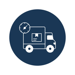 On time delivery Vector Icon

