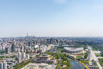 Beijing City Panoramic Bird's Nest CBD Business District