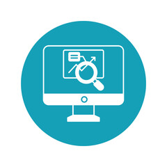 Data analysis Vector Icon

