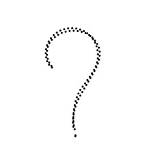 Hand drawn question mark