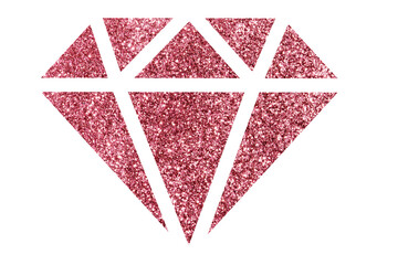 Pink Glitter Diamond