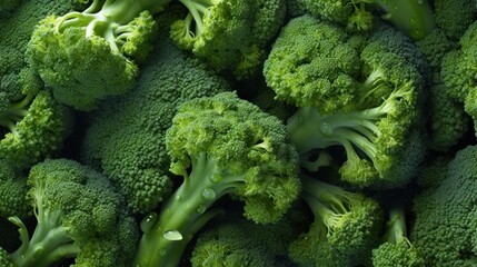 Fresh broccoli fullframe as texture - obrazy, fototapety, plakaty