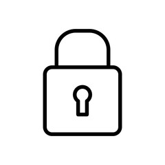Padlock icon vector design templates