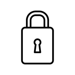 Padlock icon vector design templates