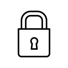 Padlock icon vector design templates