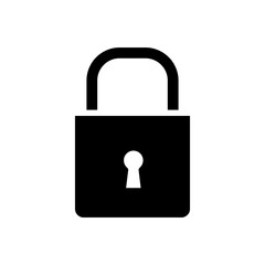 Padlock icon vector design templates