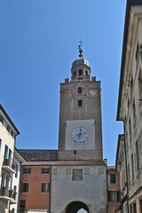 Fototapeta na wymiar Castelfranco Veneto, la Torre Civica - Treviso