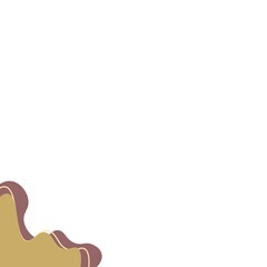 Fototapeta premium Boho Leaf Corner