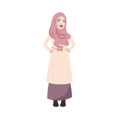 Cute muslimah cartoon