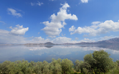 A calm lake. Bafa lake view