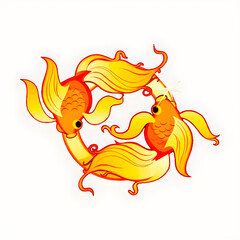 Pisces symbol clipart