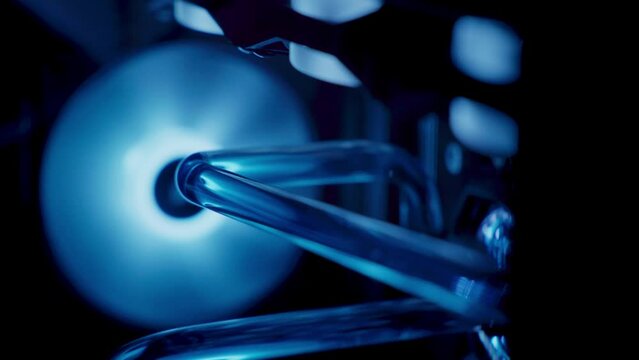 Gaming PC Liquid Cooled Custom Loop Coolng Fan and Hardline Tubing, Blue