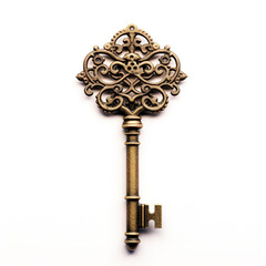 Steampunk key, Ai generated