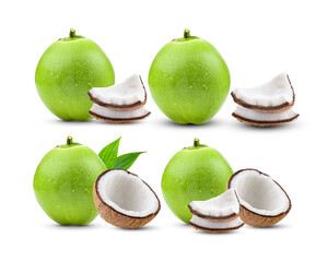 coconut isolated on transparent png
