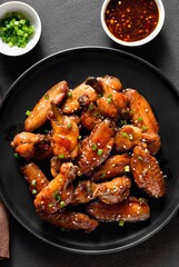 Sweet and spicy chicken wings