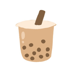 Cute Minimal Bubble tea