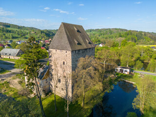 Medieval knight's tower - Siedlecin Poland