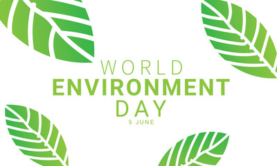 World Environment day. background, banner, card, poster, template. Vector illustration.