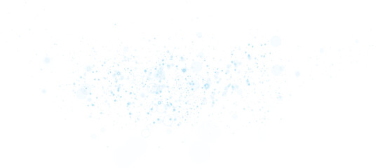 Obraz premium Blue glitter wave abstract illustration. Blue stars dust trail sparkling particles isolated on transparent background. Magic concept. PNG.