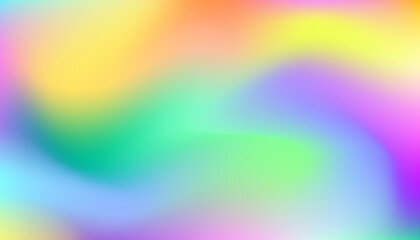 Rainbow holographic festive abstract background. Rainbow gradient.
