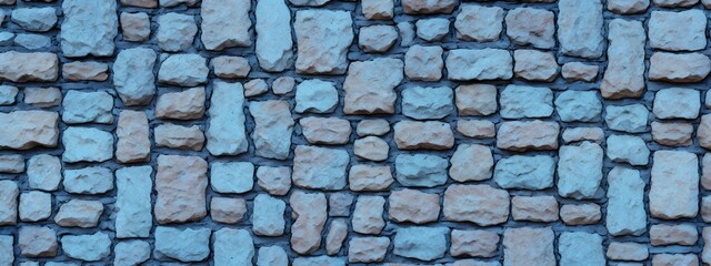 Blue brick background texture seamless pattern.
Seamless brick masonry. Blue brick wall seamless illustration background. Generative AI