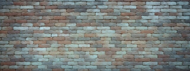 Colored brick background texture seamless pattern.
Seamless brick masonry. Colored brick wall seamless illustration background. Generative AI