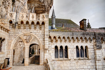 Rocamadour landmarks, France