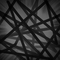 モノクロ、線、グラフィック素材