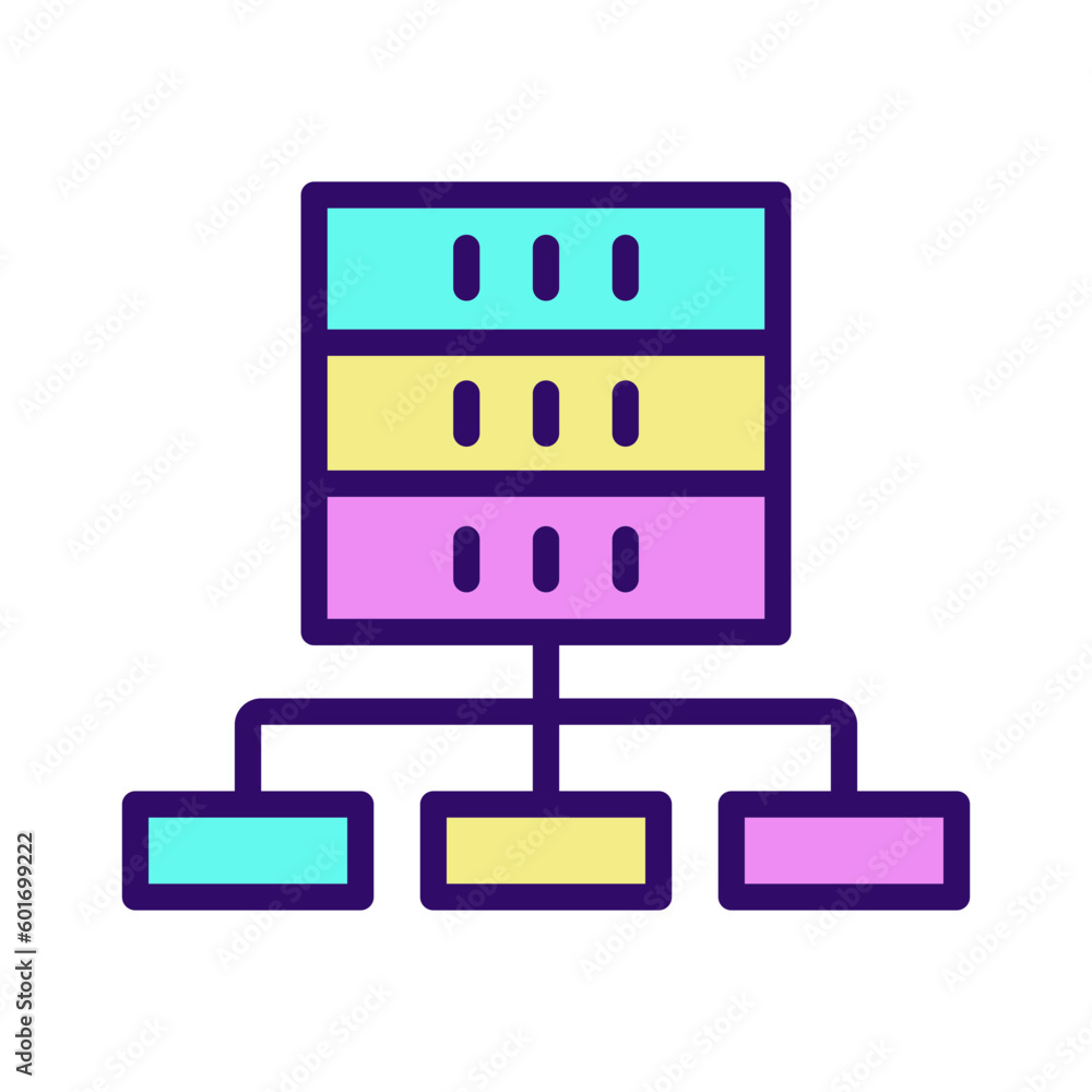 Poster data set technology rgb color pixel perfect icon. information virtual storage. data mining support t