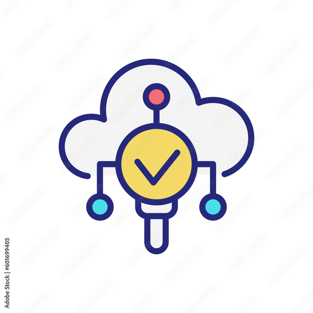 Poster weather monitoring pixel perfect rgb color icon. cloud storage technology. internet of things. isola