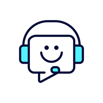 recommend clip art: Customer support pixel perfect RGB color icon. Call center. Help desk. Client assistance. Online shopping. Isolated vector illustration. Simple filled line drawing. Editable stroke. Arial font used