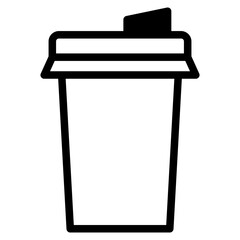 Fototapeta premium drink cup dualtone 