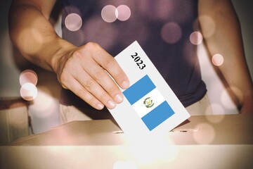 Guatemala political election vote concept