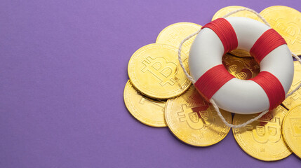 Help with investing in cryptocurrency. Bitcoin coin and lifeline
