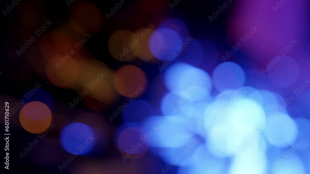 Wall mural this is a stock motion graphic that shows elegant festive colorful bokeh on a seamless loop.
