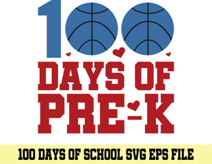 100 days of school svg