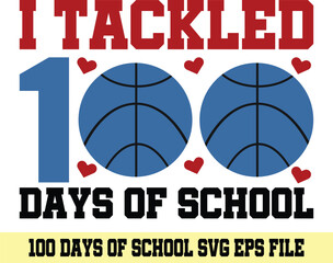 100 days of school svg