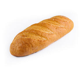 White bread isolated on a white background