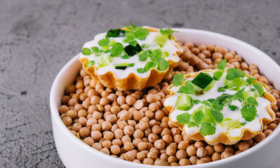 Tzatziki - traditional greek yogurt sauce with cucumber