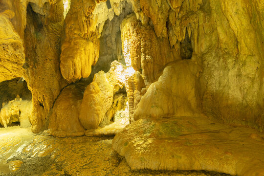 Majestic Hoellengrotten caves in Baar in Switzerland
