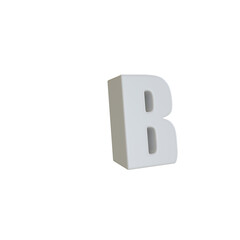 Immersed Clean 3D Alphabet or Lettering PNG