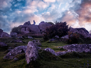 Helman tor at sunset cornwall England uk  © pbnash1964