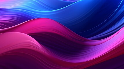 Abstract background with purple blue gradient wave. Generative AI