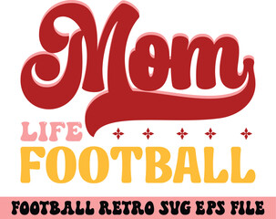 Football retro svg bundle