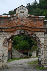 Arched entrance to the backyard of the New Athos Monastery in New Athos, Abkhazia