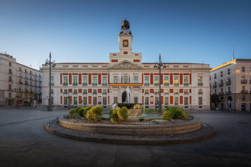 Puerta del Sol Square - Madrid, Spain - obrazy, fototapety, plakaty